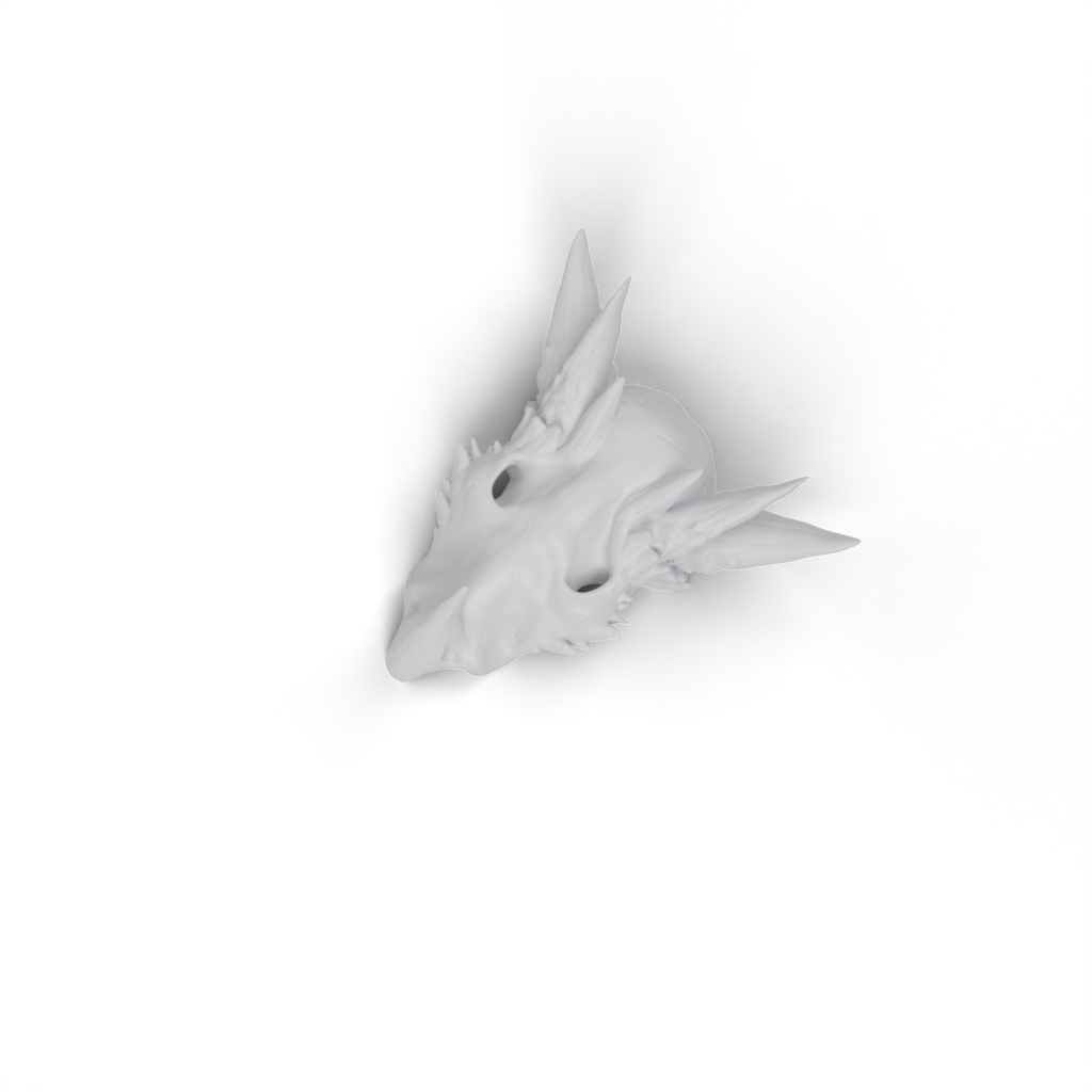 Printed Into Existence Dragon Skull view 4
